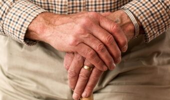 old hand elderly