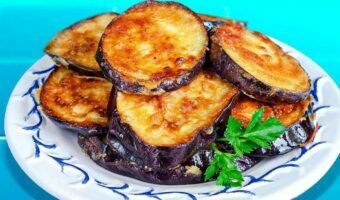 How to fry eggplants without soaking them in oil