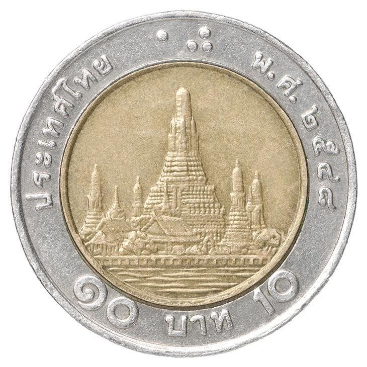 You have 2 euro coins: check them, you may be a victim of scam 3 Thai 10 baht coin