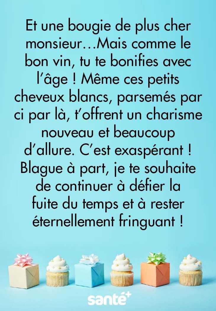 Messages d’anniversaire pour un homme