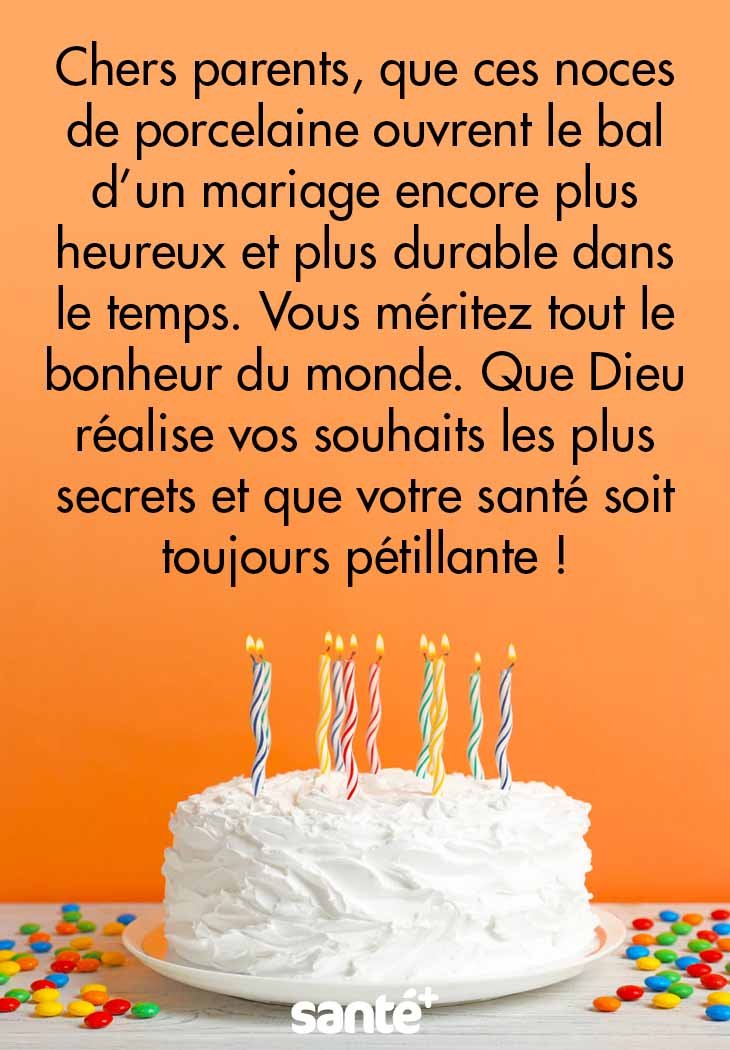 Messages d’anniversaire (de mariage) pour ses parents