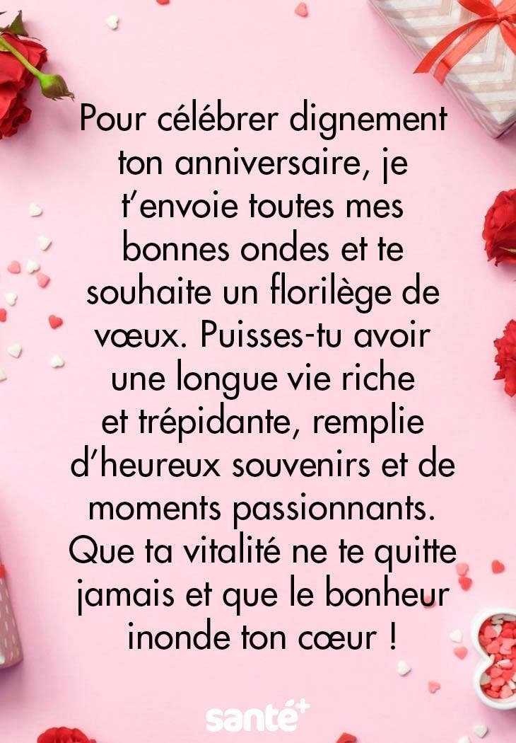 Messages d’anniversaire touchants
