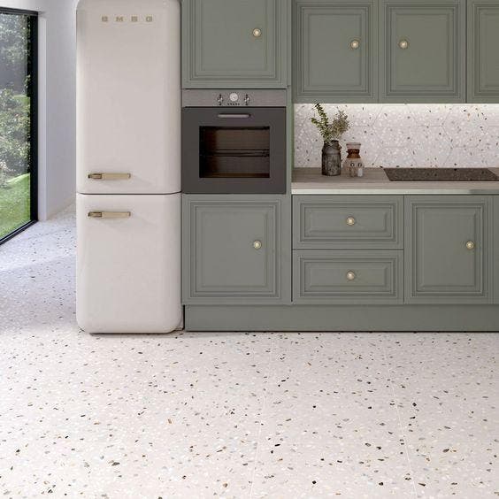 Terrazzo kitchen floor