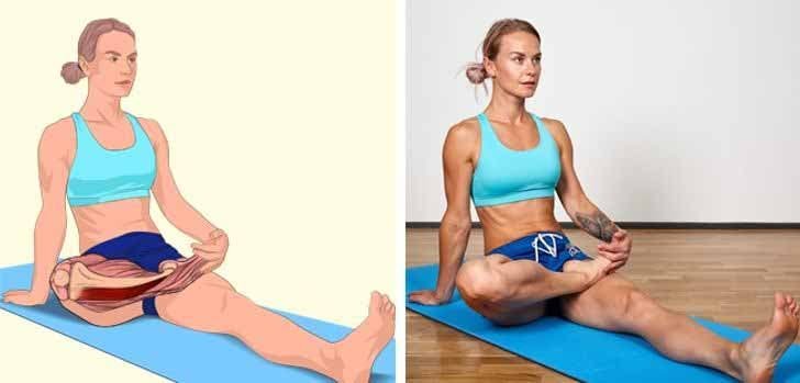 Seated Pigeon Pose Seated Pigeon Pose