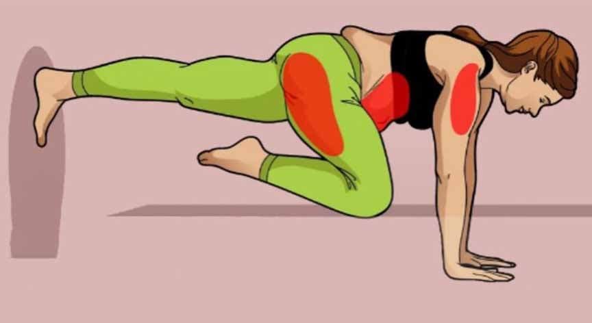 Position of the mountaineer